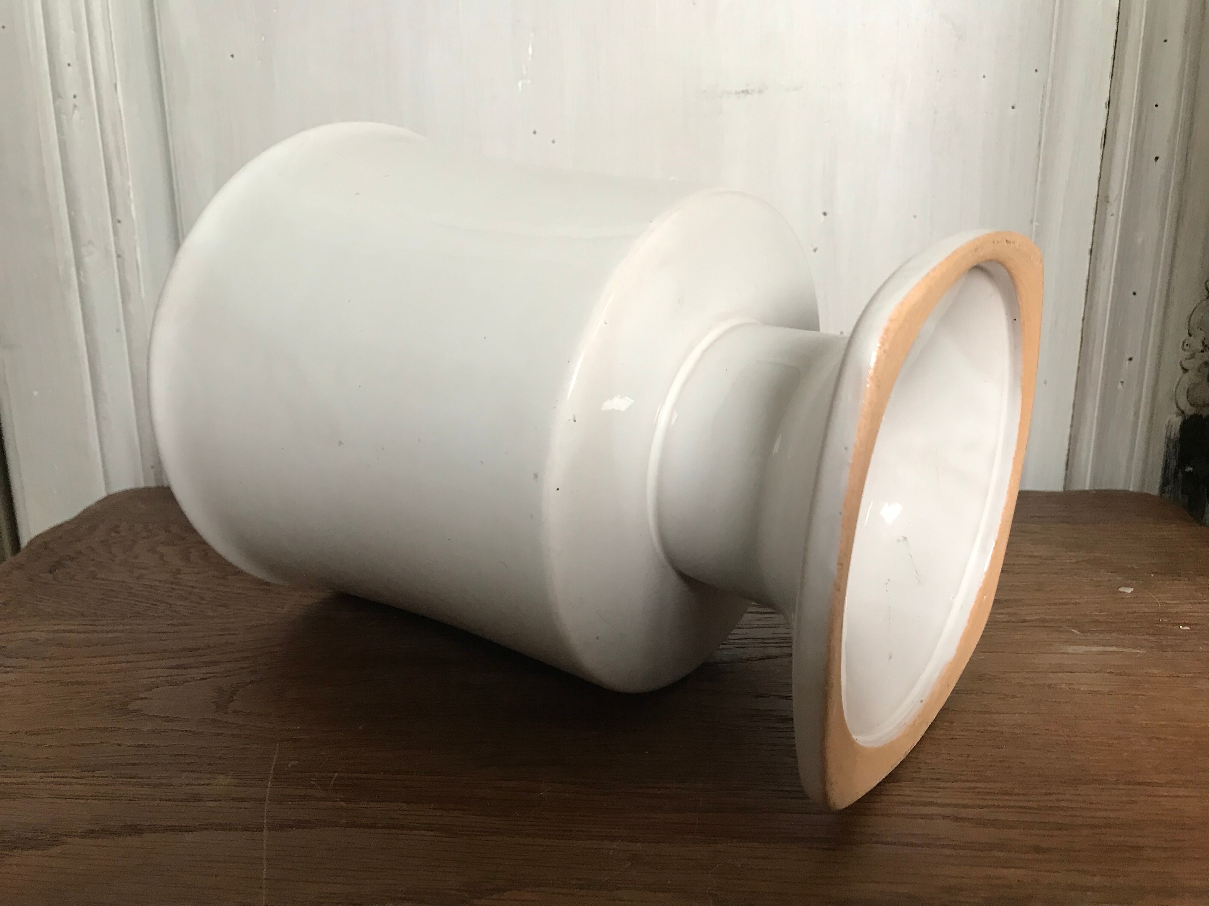 Vintage ceramic pot cover