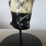 Sculpture "DEESSE" in the style of Niki de Saint Phalle, papier-mâché 1990