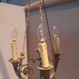 Restoration bronze chandelier