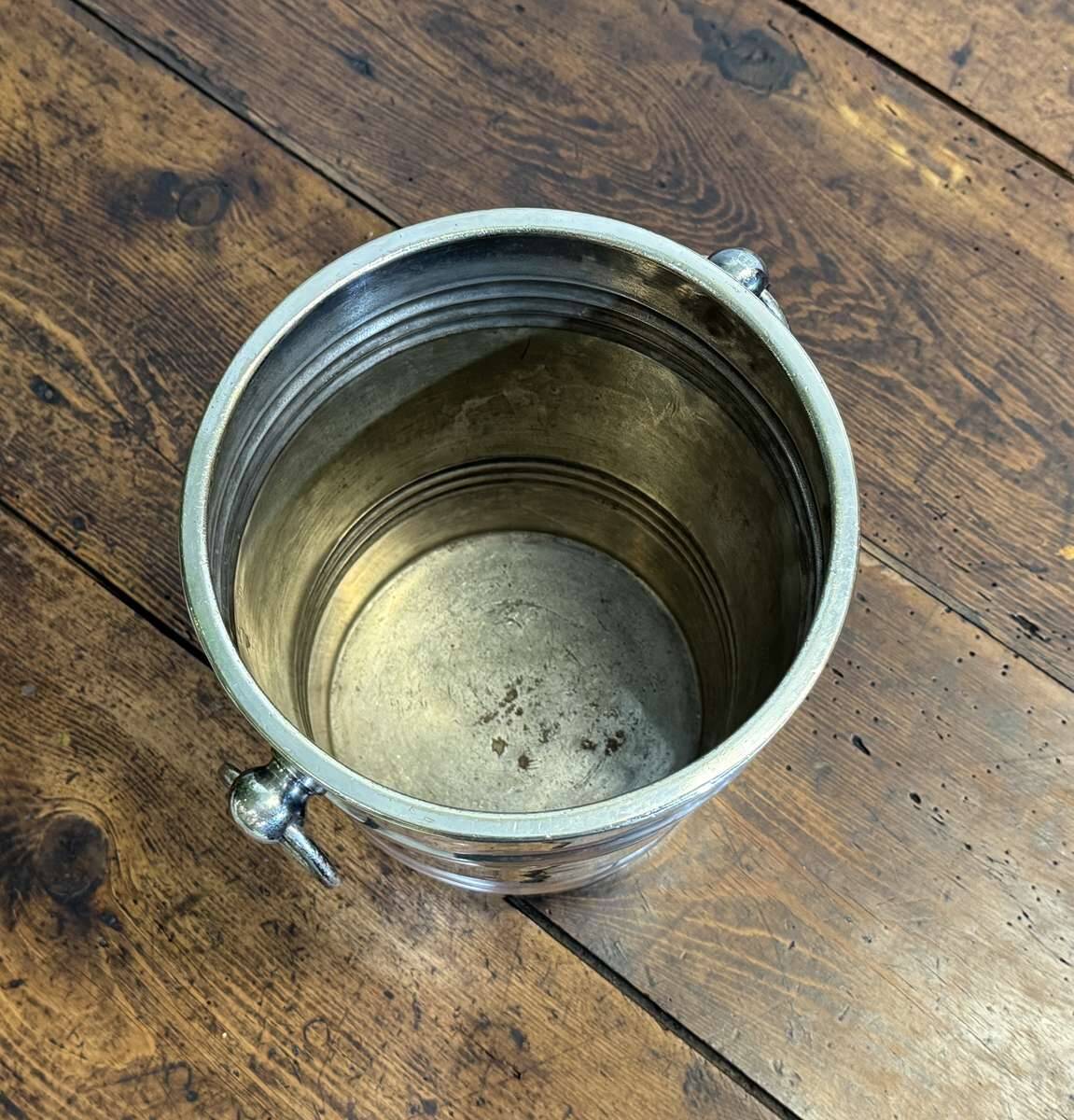 Silver-plated ice bucket from the early 20th century CAFE RICHE