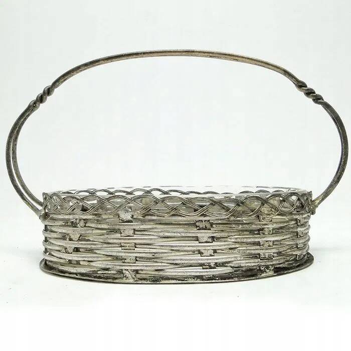 FU3 Toothpick Holder Like a Basket in Art Nouveau Style