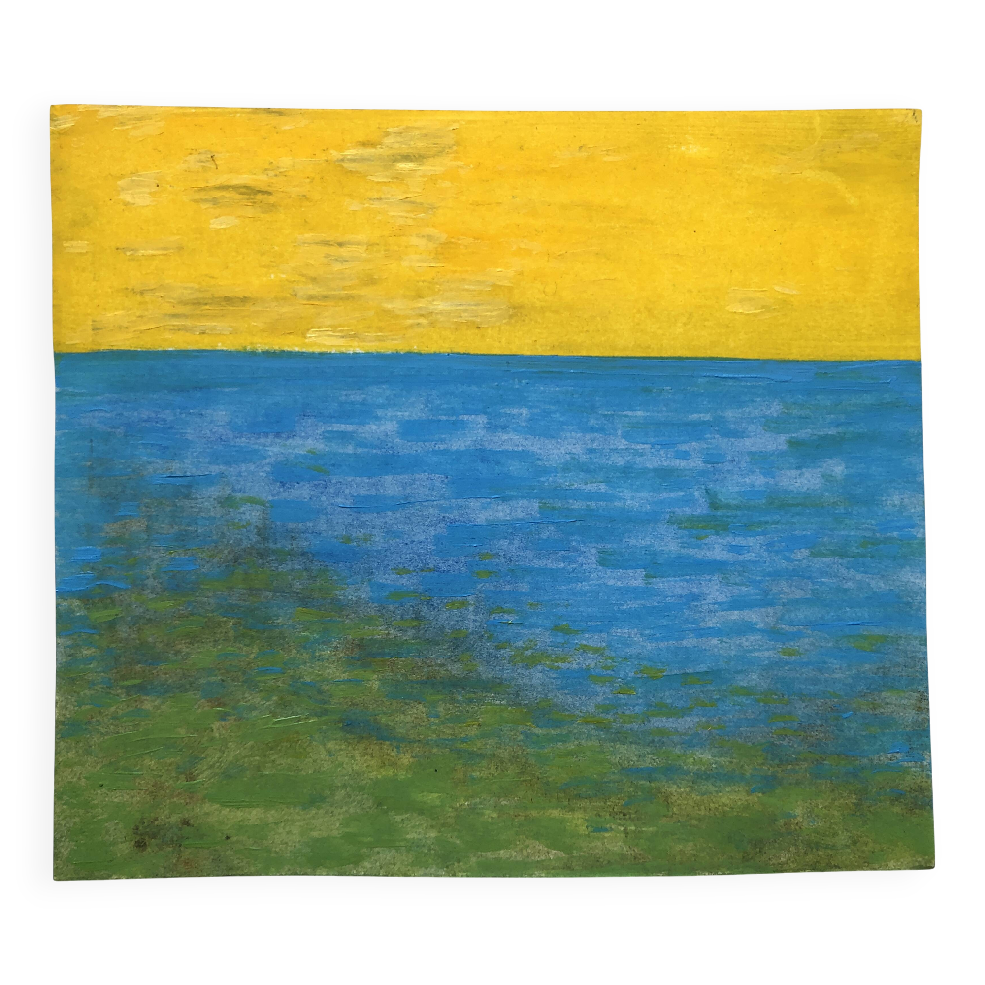 Oil on paper