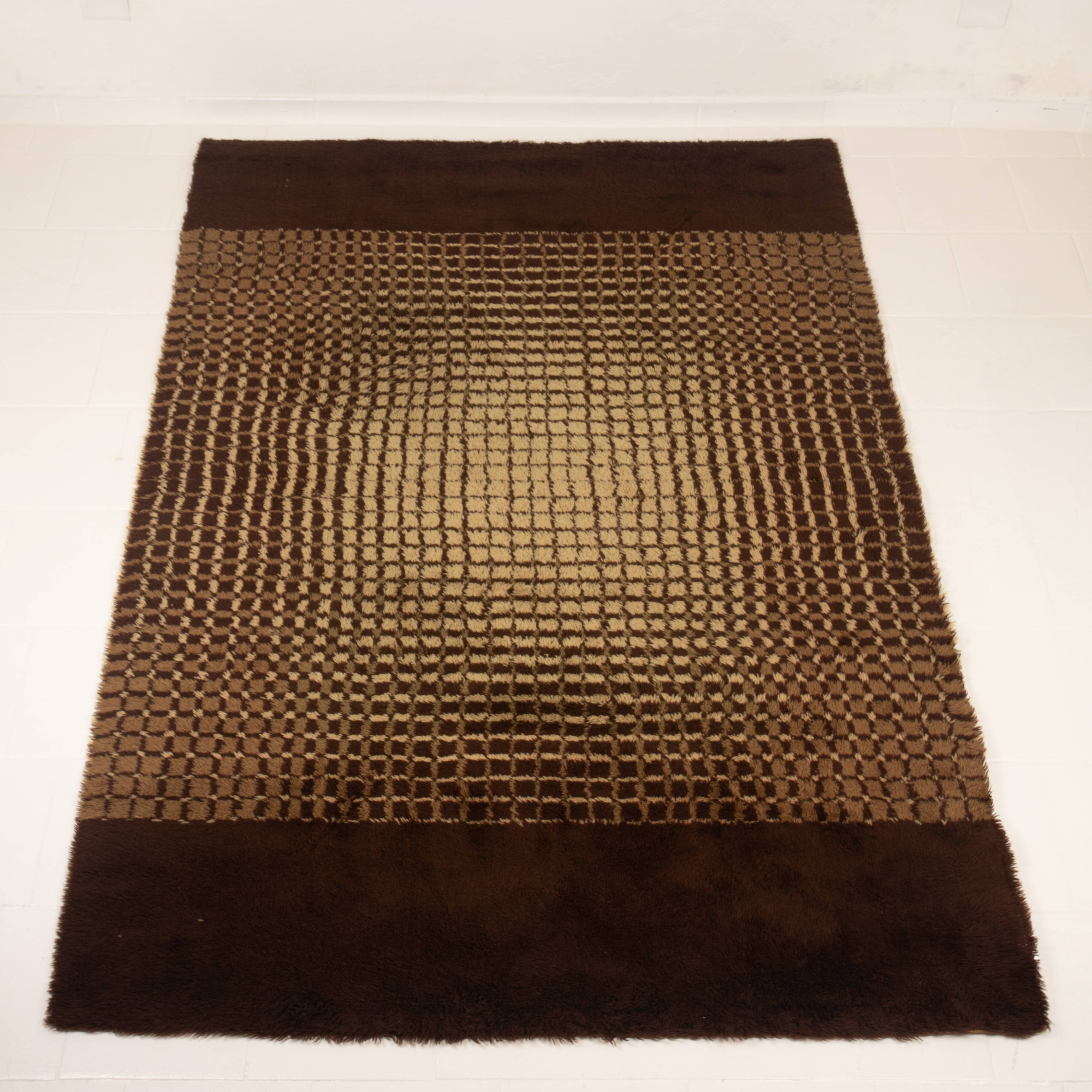 Rare Kyoto Rug by Gaetano Pesce for Expansion, 1969