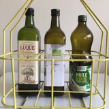 Yellow vintage bottle holder