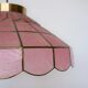 Suspension vintage en nacre rose