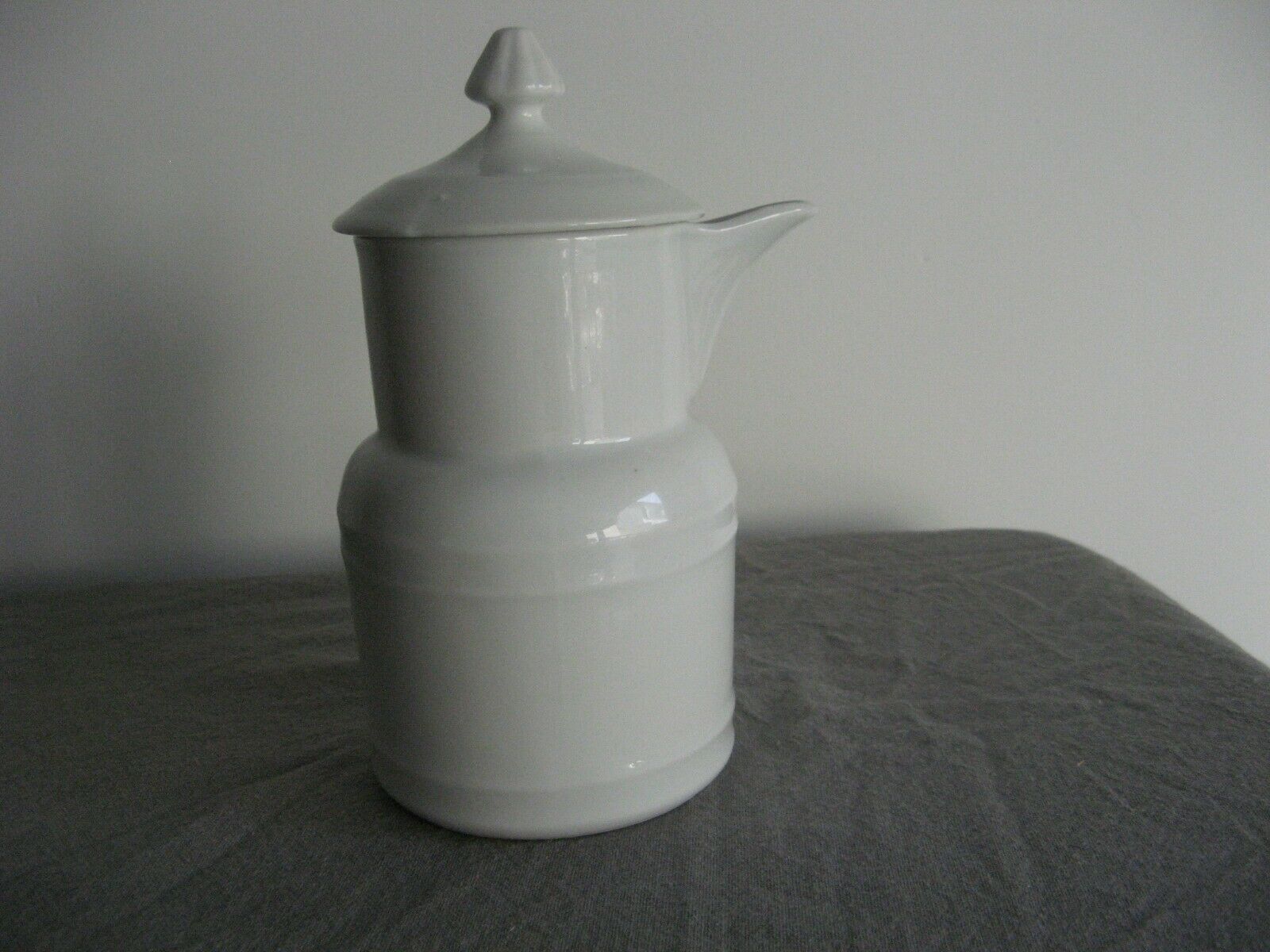 Apilco white porcelain chocolate pot