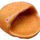 Salt dish yellow glazed ceramic