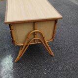 Antique Rattan Desk