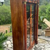 Empire Style Mahogany Display Cabinet/Bookcase, 19th Century