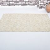 Beige Geometric Oushak Turkish Rug sku 3123