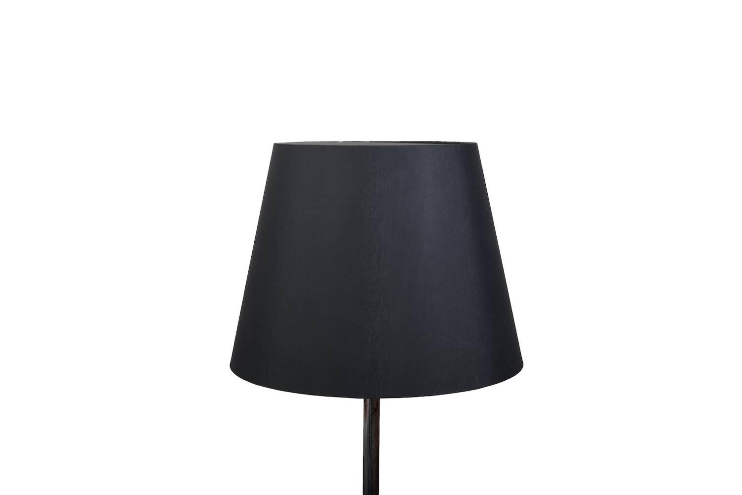 1930s Danish Floor Lamp / New black Shade