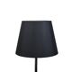 1930s Danish Floor Lamp / New black Shade