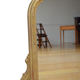 Victorian gilded overmantel mirror 95x131cm