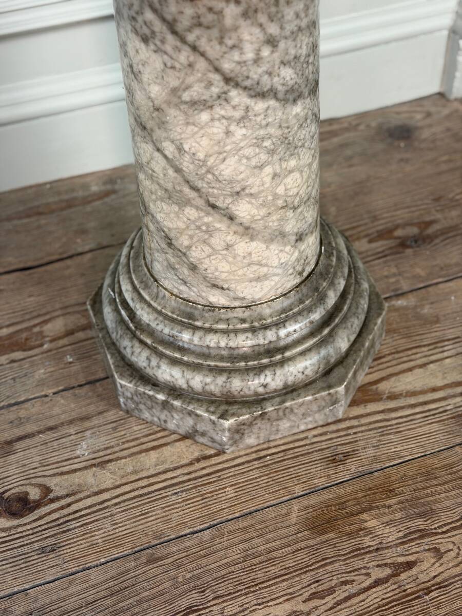 Alabaster column, around 1880
