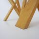 Vintage Scandinavian magazine rack in solid wood. 70s
