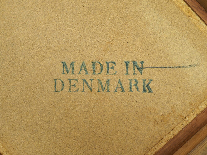 Ensemble de trois tables gigognes en teck, design danois, années 60