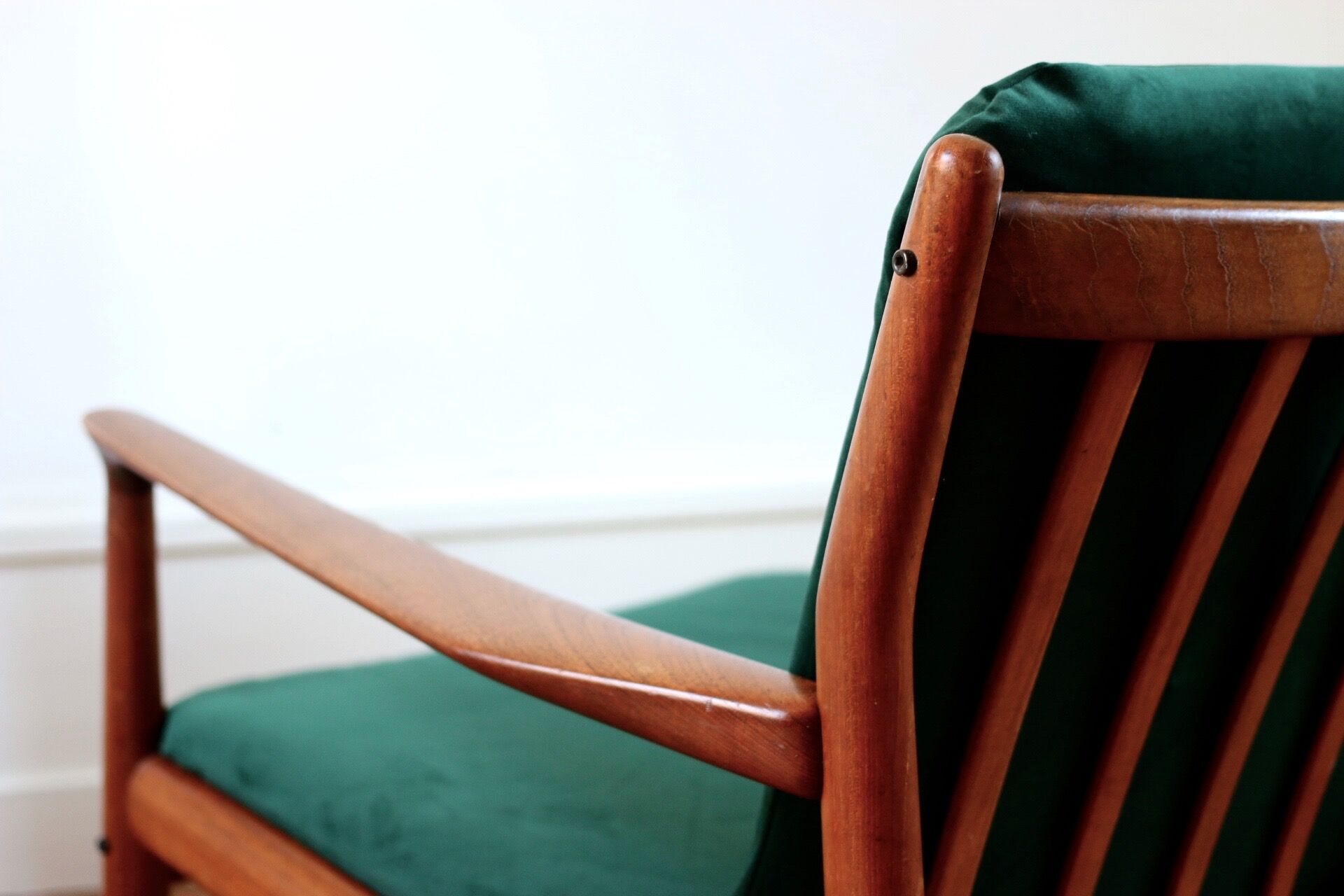 Scandinavian GM5 teak bench by Sven Aage Eriksen