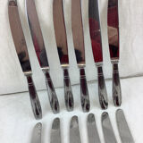 12 serrated table knives
