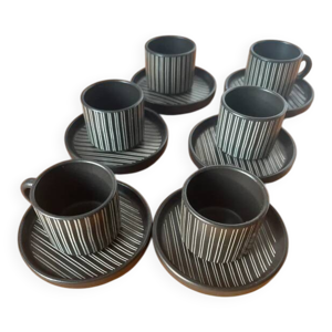 Tasses à café noir