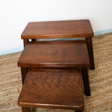 Oak nesting tables