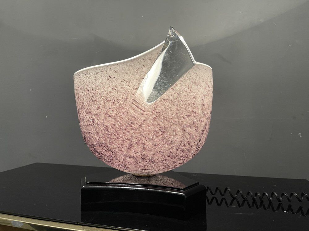 Murano Glass Table Lamps by Mila Schon, 1980s, Set of 2