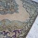 Vintage Turkish hallway rug 113x388 cm