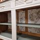 Buffet Art déco relooké avec plateau en marbre