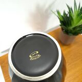 Black vintage porcelain vase