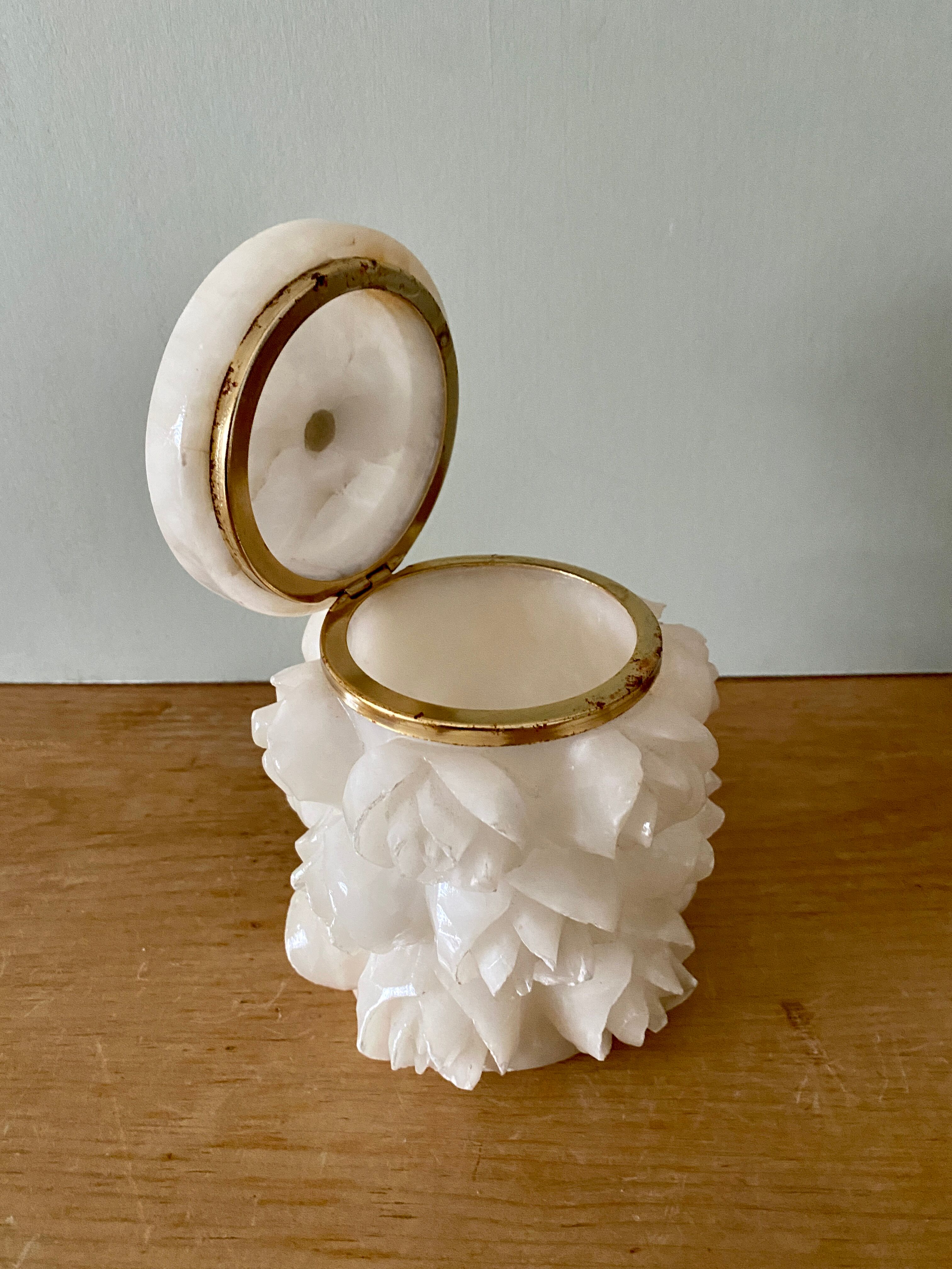 Vintage alabaster box