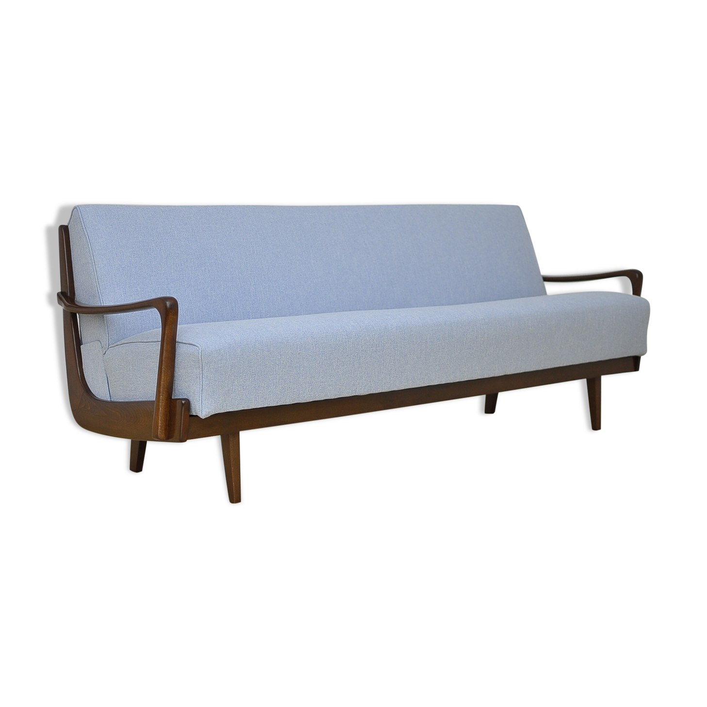 Scandinavian style folding sofa bed, 1960s