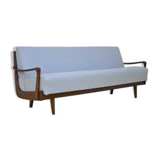 Scandinavian style folding sofa bed, 1960s