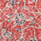 6x10 red classic floral vintage rug 314x197cm