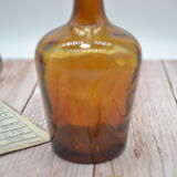 Lady jeanne in amber glass irregular appearance