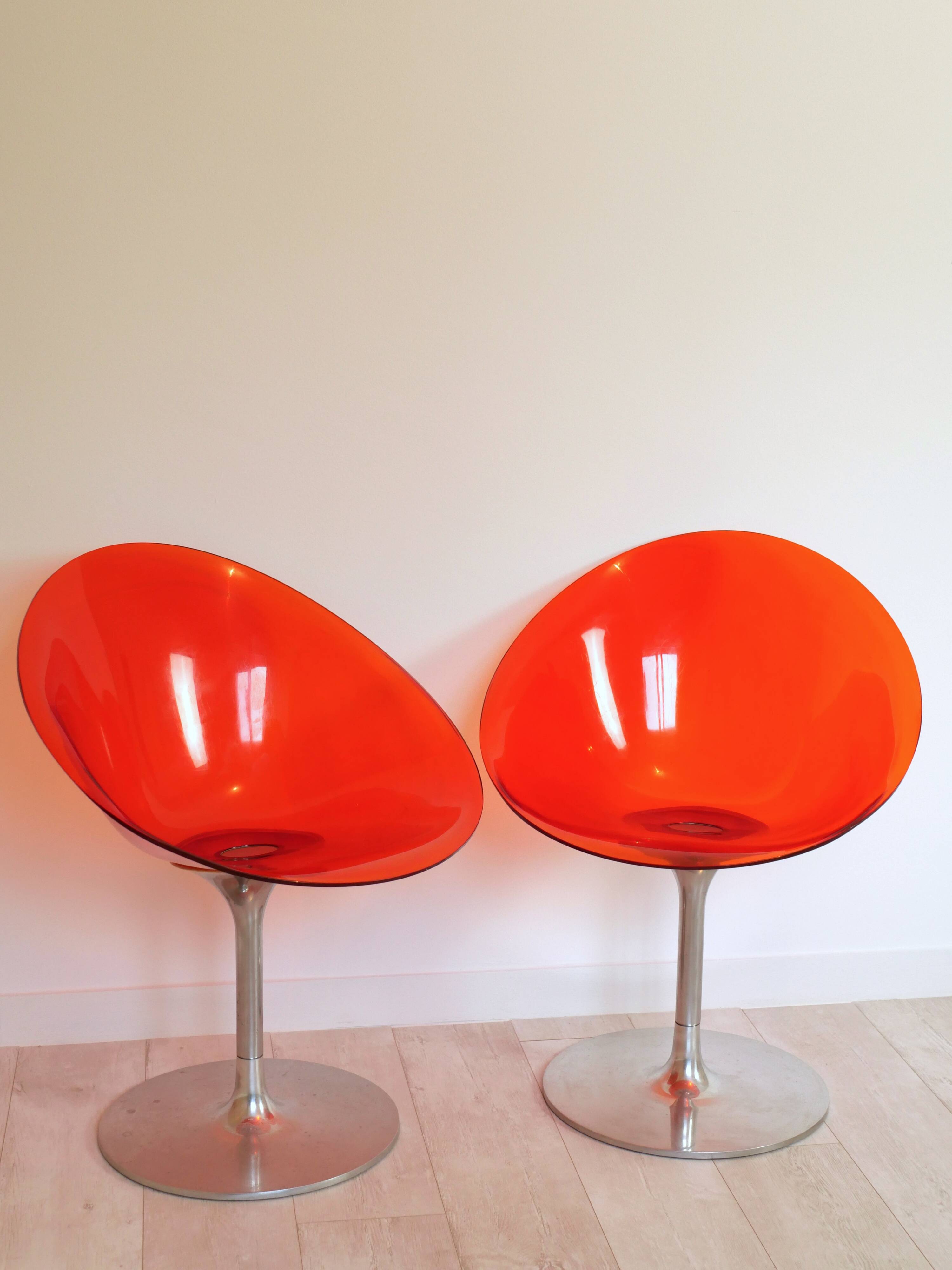 Pair of Ero(s) armchairs by Philippe Starck for Kartell