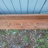 Very large antique wooden shelf/pot rack