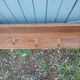 Very large antique wooden shelf/pot rack