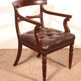 Regency Mahogany Office Chair circa 1810