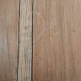 19th century sideboard in solid pitch pine, 2 doors, 1 drawer 128x58x120cm