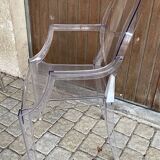 4 Victoria Ghost Chairs And 2 Louis Ghost Armchairs By Philipe Stark For Kartell