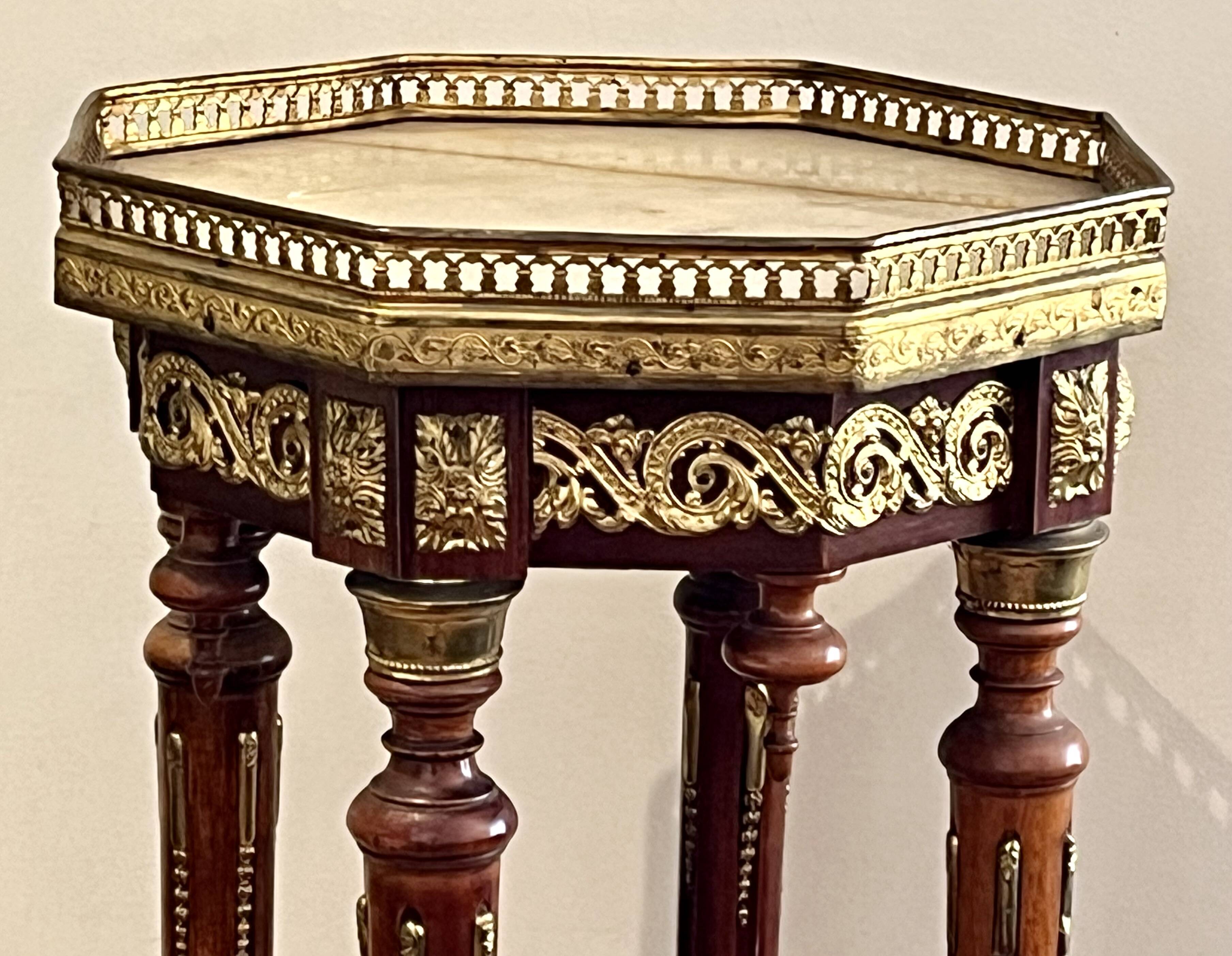 Selette/ Console acajou - Style Louis XVI