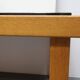 Vintage sidetable salontafel eikenhout graniet handgemaakt