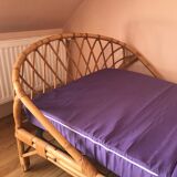 Rattan bed