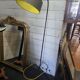 Lampadaire tripode style Matégot années 50