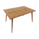 Oak table feet compass with extensions
