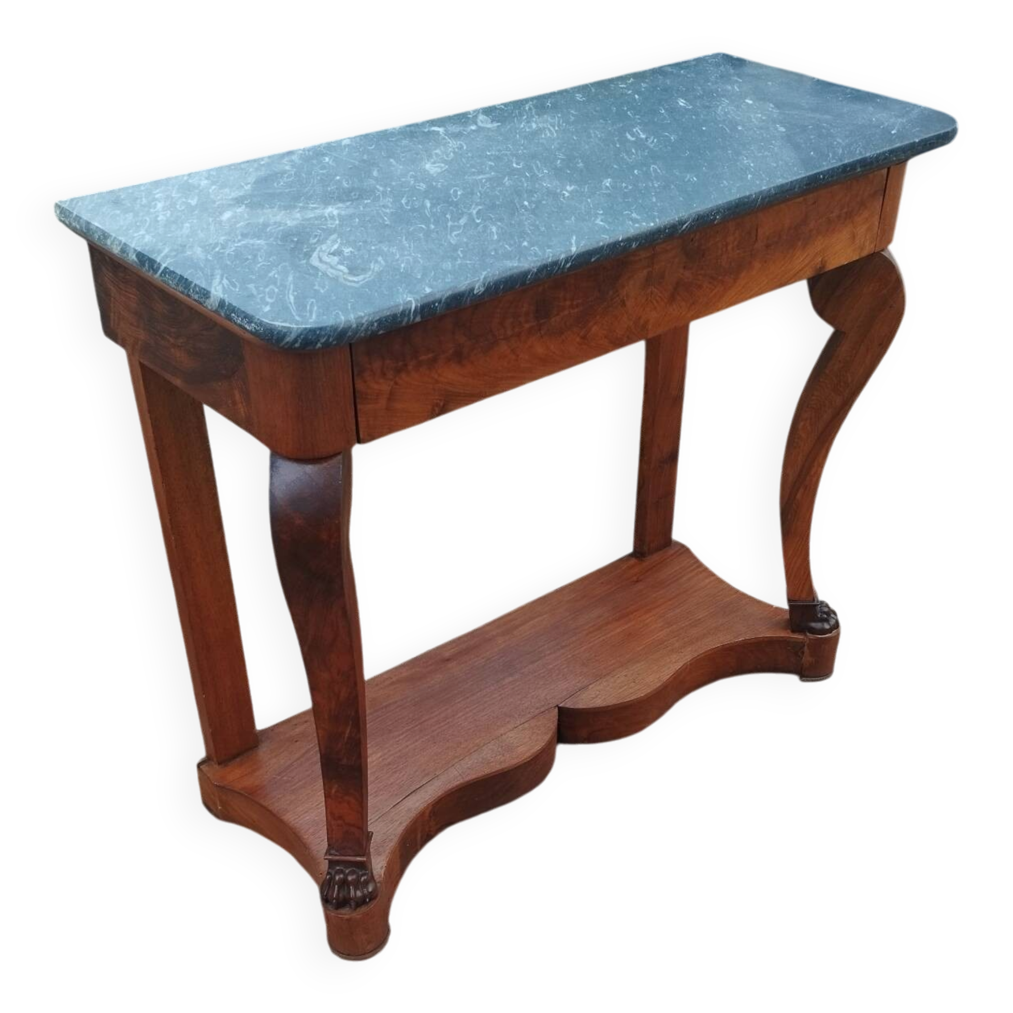 Console from the old Louis Philippe era with a marble top.