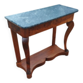 Console from the old Louis Philippe era with a marble top.