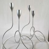 Paire de bougeoirs design Black & Blum