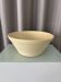 French Vintage Ribbed Ceramic Salad Bowl | Ivory Cream | Digoin Sarreguemin