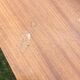Commode pieds fuseau bois clair 1960