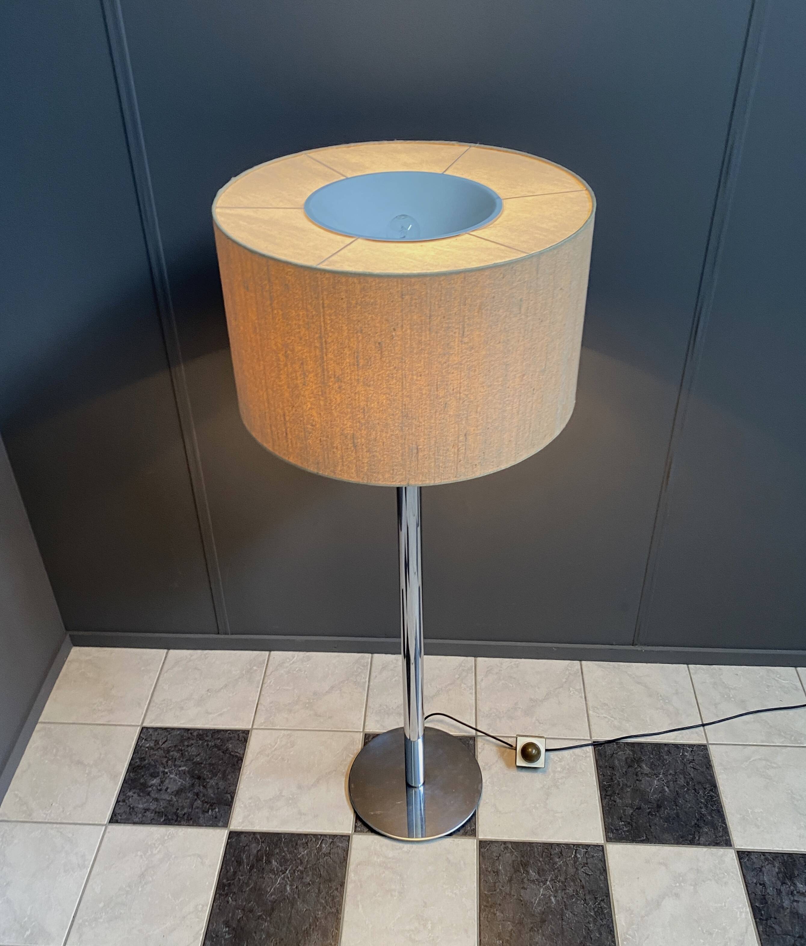 Staff Leuchten chrome floor lamp 1970s